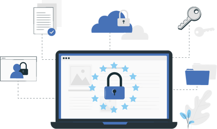 cybersecurity on laptop