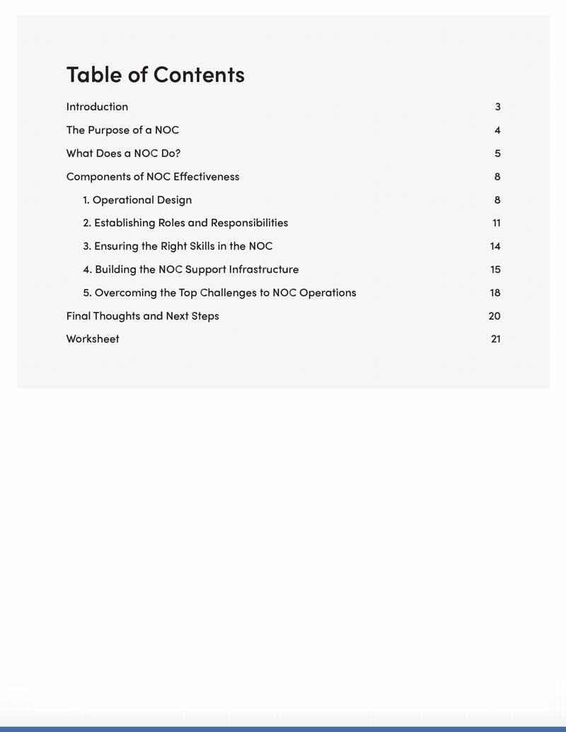 Practical Guide Table of Contents