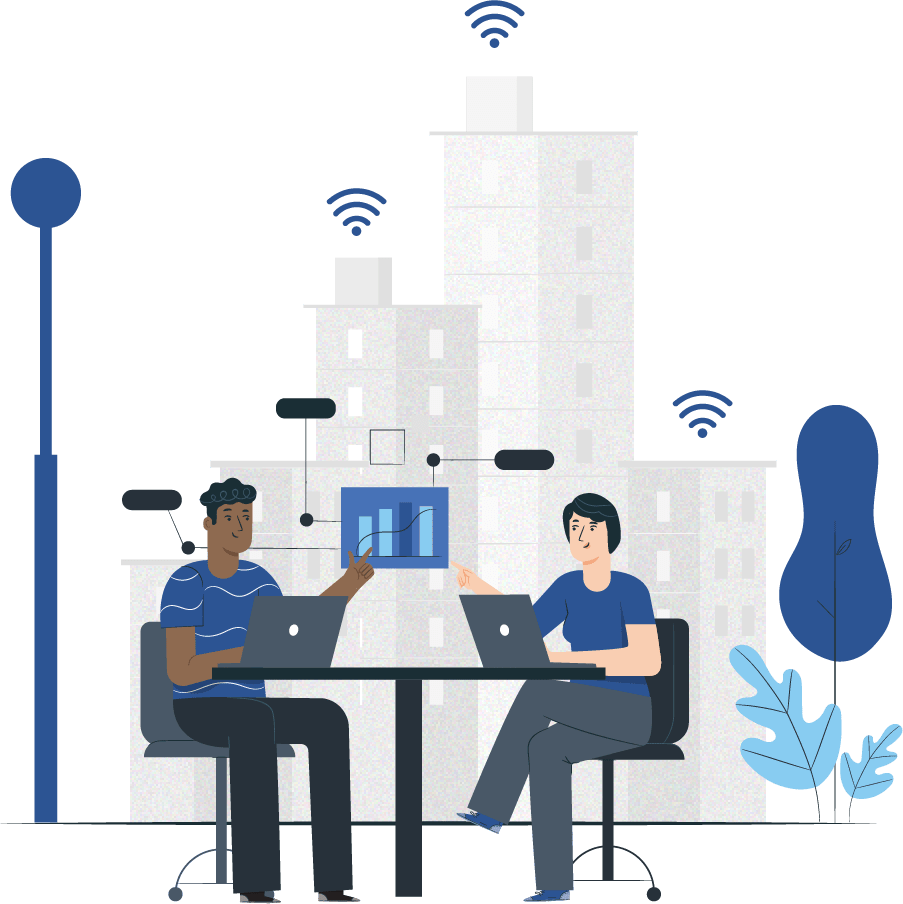 noc staff at computers