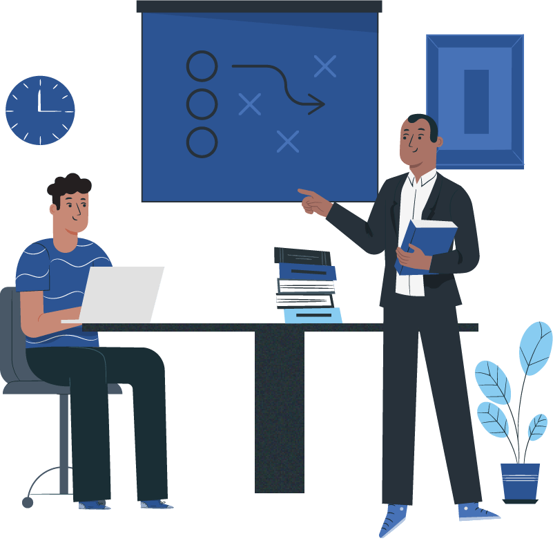 noc staff working with runbooks